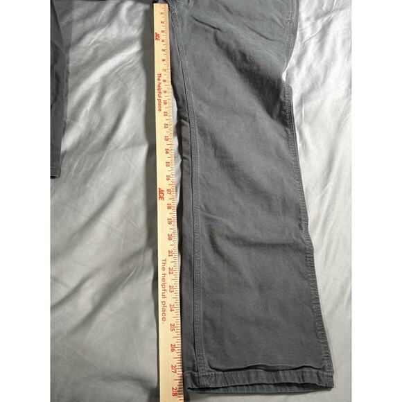 Ariat Rebar M4 Relaxed Straight Khaki Pants Mens 32x30 Gray - Picture 9 of 15